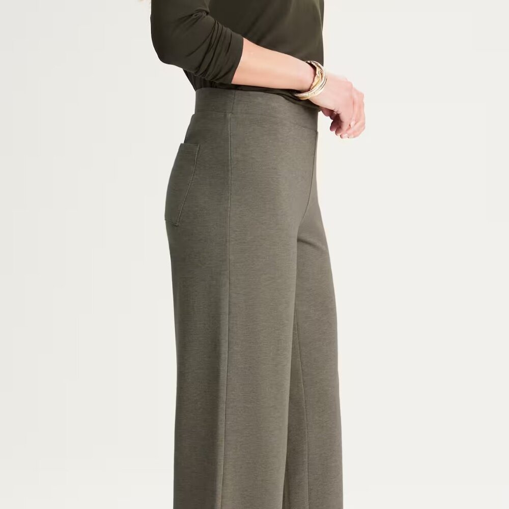 Pure Jill Affinity Pull-On Wide-Leg Pants - French Terry, Size XL, NEW with tags - Picture 8 of 8